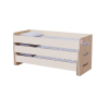 Раздвижная кровать 3 секции в спальную зону из коллекции «НЕГА» (цвет бежевый) - «globural.ru» - Мурманск