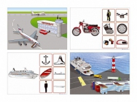 Комплект сенсомоторных дидактических материалов "Авто-1.02" - «globural.ru» - Мурманск