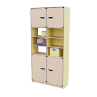 Рабочий стеллаж для воспитателя из коллекции «НЕГА» (цвет желтый) - «globural.ru» - Мурманск