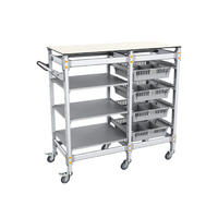 Тележка 2-х секционная для учебных наборов и цифровых лабораторных комплексов SenseDisc - «globural.ru» - Мурманск