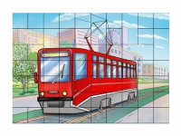 Магниты-пазлы "Трамвай" - «globural.ru» - Мурманск