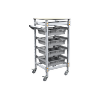 Тележка 1-секционная для учебных наборов и цифровых лабораторных комплексов SenseDisc - «globural.ru» - Мурманск