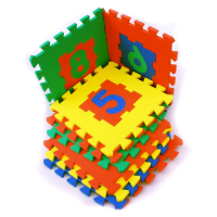 Коврик Цифры (28х28см 10 штук) - «globural.ru» - Мурманск