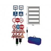 Набор знаков дорожного движения в чемодане (20 штук.) - «globural.ru» - Мурманск