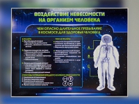 Стенд "Воздействие невесомости на организм человека" - «globural.ru» - Мурманск