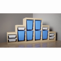 Стеллаж «Голубые облака» - «globural.ru» - Мурманск