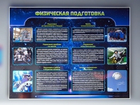 Стенд "Физическая подготовка" (вариант 2) - «globural.ru» - Мурманск