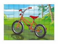 Магниты-пазлы "Велосипед" - «globural.ru» - Мурманск