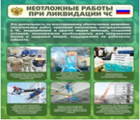 Стенд "Неотложные работы при ликвидации ЧС" - «globural.ru» - Мурманск