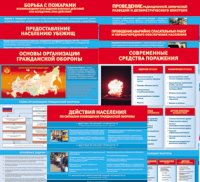 Комплект таблиц Основы гражданской обороны МЧС РФ (13 штук)	 - «globural.ru» - Мурманск