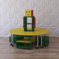 Модульный стеллаж "Весёлый робот" - «globural.ru» - Мурманск