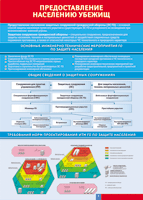 Таблица Предоставление населению убежищ 1000*1400 винил - «globural.ru» - Мурманск