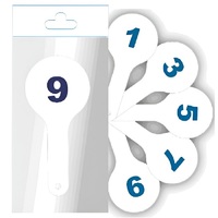 Касса-веер цифр от 0 до 9 - «globural.ru» - Мурманск