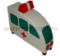 Напольная мягкая игрушка «Скорая помощь» каталка - «globural.ru» - Мурманск