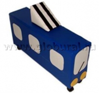 Напольная мягкая игрушка «Троллейбус» каталка - «globural.ru» - Мурманск