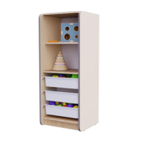 Открытый шкаф с ящиками из коллекции мебели «НЕГА» (цвет бежевый) - «globural.ru» - Мурманск