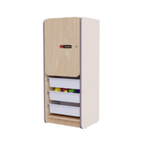 Закрытый шкаф с ящиками из коллекции мебели «НЕГА (цвет бежевый) - «globural.ru» - Мурманск