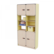 Рабочий стеллаж для воспитателя из коллекции «НЕГА» (цвет желтый) - «globural.ru» - Мурманск