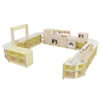 Игровая зона «Островок мастеров» из коллекции мебели «НЕГА» (желтый) - «globural.ru» - Мурманск