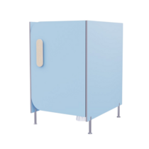 Гигиеническая кабинка из коллекции «НЕГА» (цвет голубой) - «globural.ru» - Мурманск