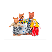 Набор шагающих кукол к сказке "Три медведя" - «globural.ru» - Мурманск