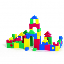 Блоки геометрические мягкие. Набор для класса. - «globural.ru» - Мурманск