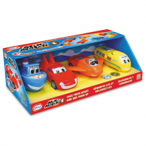 Магнитный конструктор Транспорт "Смешай и собери". Малыш. Стартовый набор 3-5 лет. - «globural.ru» - Мурманск