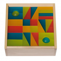 Набор полупрозрачных строительных кубиков 2 (84 элемента) - «globural.ru» - Мурманск