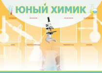 Стенд "Юный химик" (вариант 1) - «globural.ru» - Мурманск