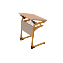 Стол ученический одноместный с регулировкой наклона столешницы на плоскоовальной трубе 3-5 гр.р - «globural.ru» - Мурманск