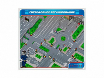 Электрифицированный магнитно-маркерный стенд "Светофорное регулирование" - «globural.ru» - Мурманск
