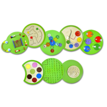 Тактильно-развивающая панель "Гусеница Жужа" - «globural.ru» - Мурманск