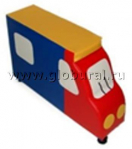 Напольная мягкая игрушка "Грузовик" каталка - «globural.ru» - Мурманск