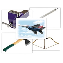 Набор предметных картинок "Оружие, военная техника. Инструменты" - «globural.ru» - Мурманск