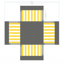 Имитация четырехстороннего перекрестка 5,5*4,5 м - «globural.ru» - Мурманск