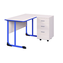 Стол учителя с тумбой с полиуретановой кромкой  - «globural.ru» - Мурманск