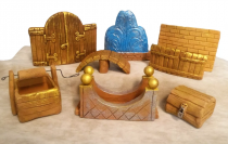 Набор глиняных фигурок (малые архитектурные формы) для песочной терапии - «globural.ru» - Мурманск