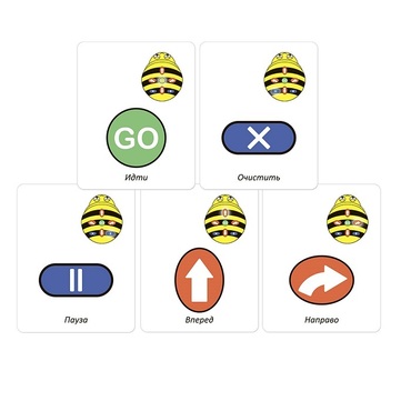 Набор карточек для программирования мини-робота Bee-Bot - «globural.ru» - Мурманск