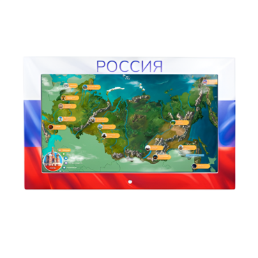 Интерактивная панель «Цвета России»  - «globural.ru» - Мурманск