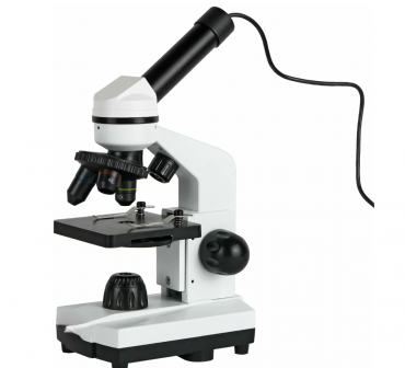 Микроскоп школьный Эврика 40х-1600х с видеоокуляром - «globural.ru» - Мурманск