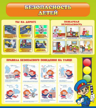 Стенд "Безопасность детей" (вариант 1) - «globural.ru» - Мурманск
