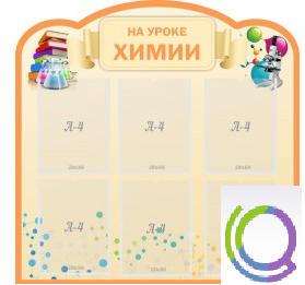 Стенд "На уроке химии" (вариант 1) - «globural.ru» - Мурманск