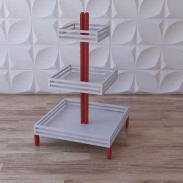 Стеллаж демонстрационный "Эйфелева башня" - «globural.ru» - Мурманск