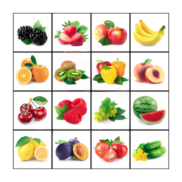 Тематическое поле-маршрутизатор «Фрукты и овощи» для мини-робота - «globural.ru» - Мурманск