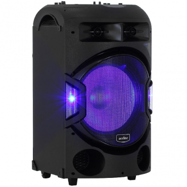 Переносная мобильная акустическая система с возможностью подключения микрофона и проигрывания аудиофайлов с флеш-накопителя мощностью не менее 250 Вт - «globural.ru» - Мурманск