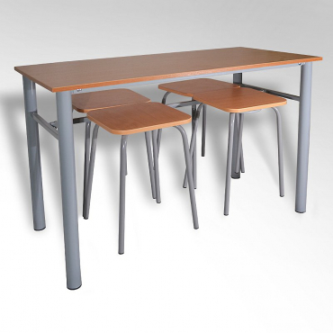 Обеденная группа четырехместная с табуретами - «globural.ru» - Мурманск